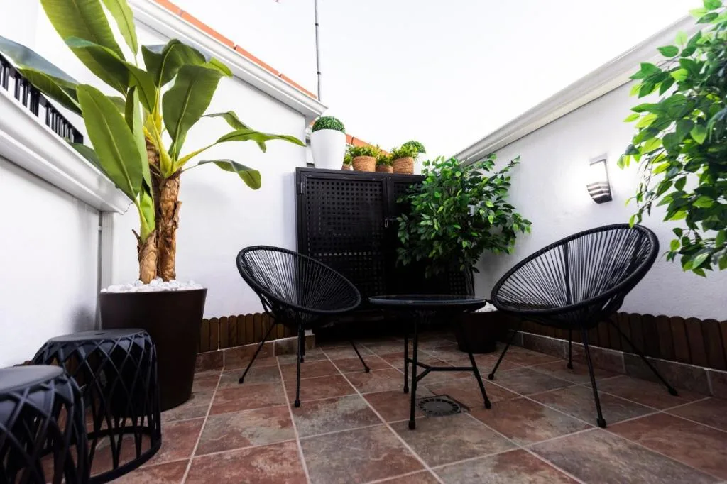 Terraza privada del Apartamento 3
